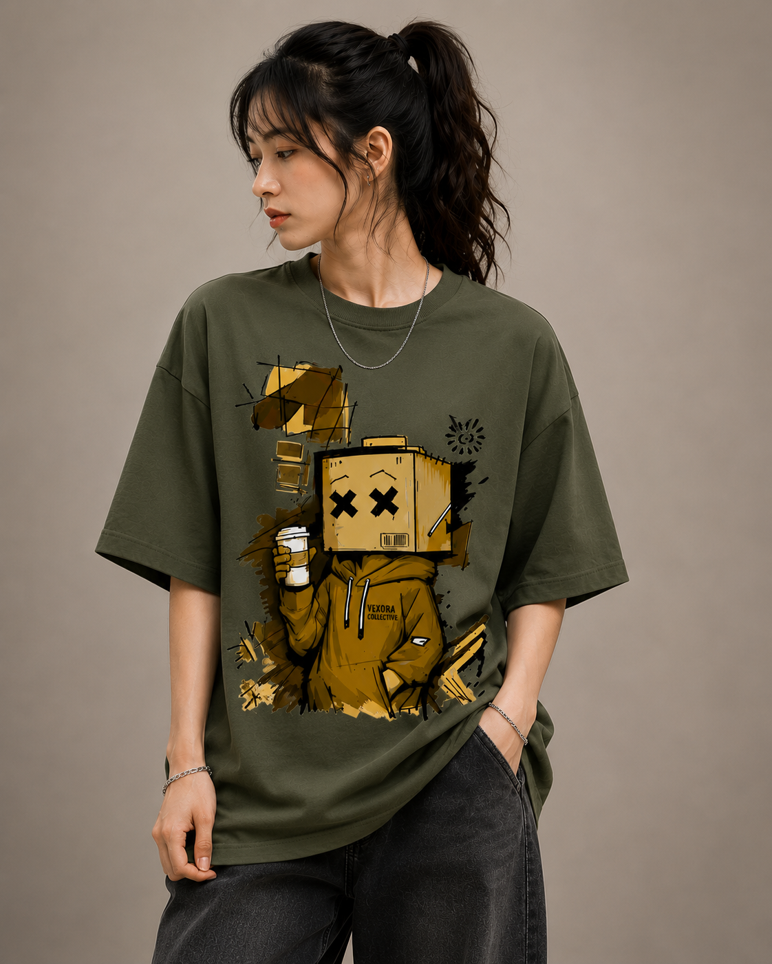 Boxhead Brew Oversized Tee