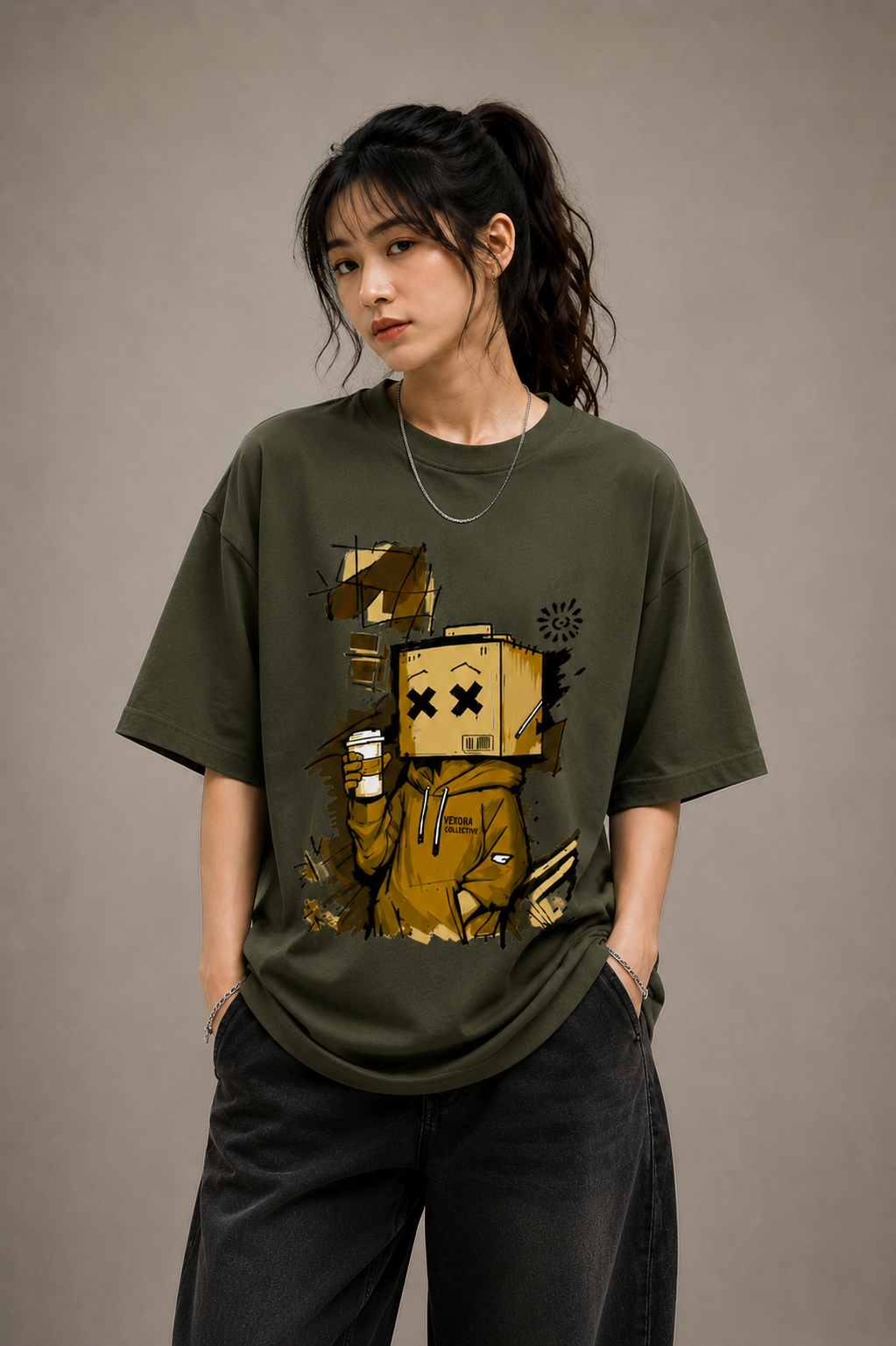 Boxhead Brew Oversized Tee