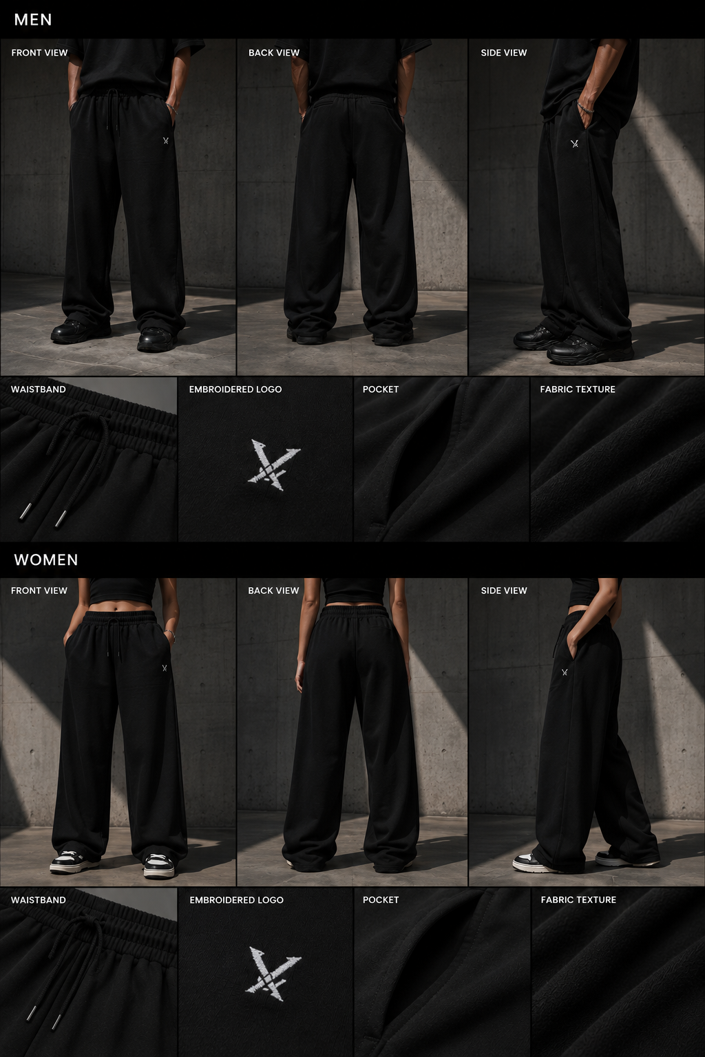 Unisex Identity Tapered Sweats